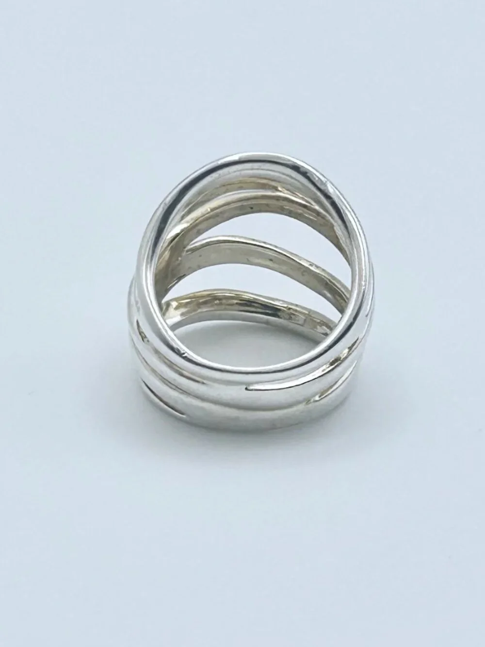 RARE Vintage RLM Sterling Silver Band Knuckle Ring